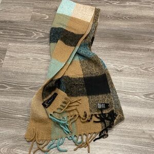 Aritzia Multicolor Plaid Scarf